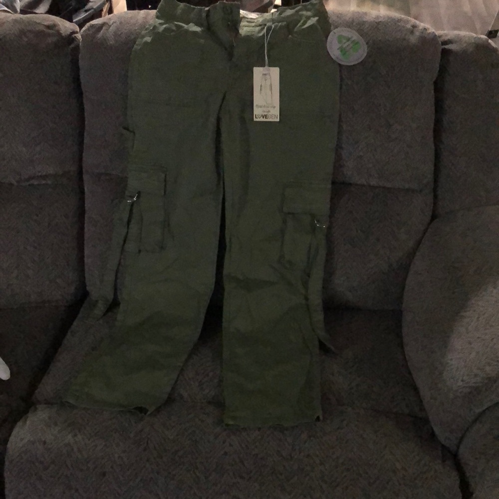 🔥Women’s Green Cargo Pants